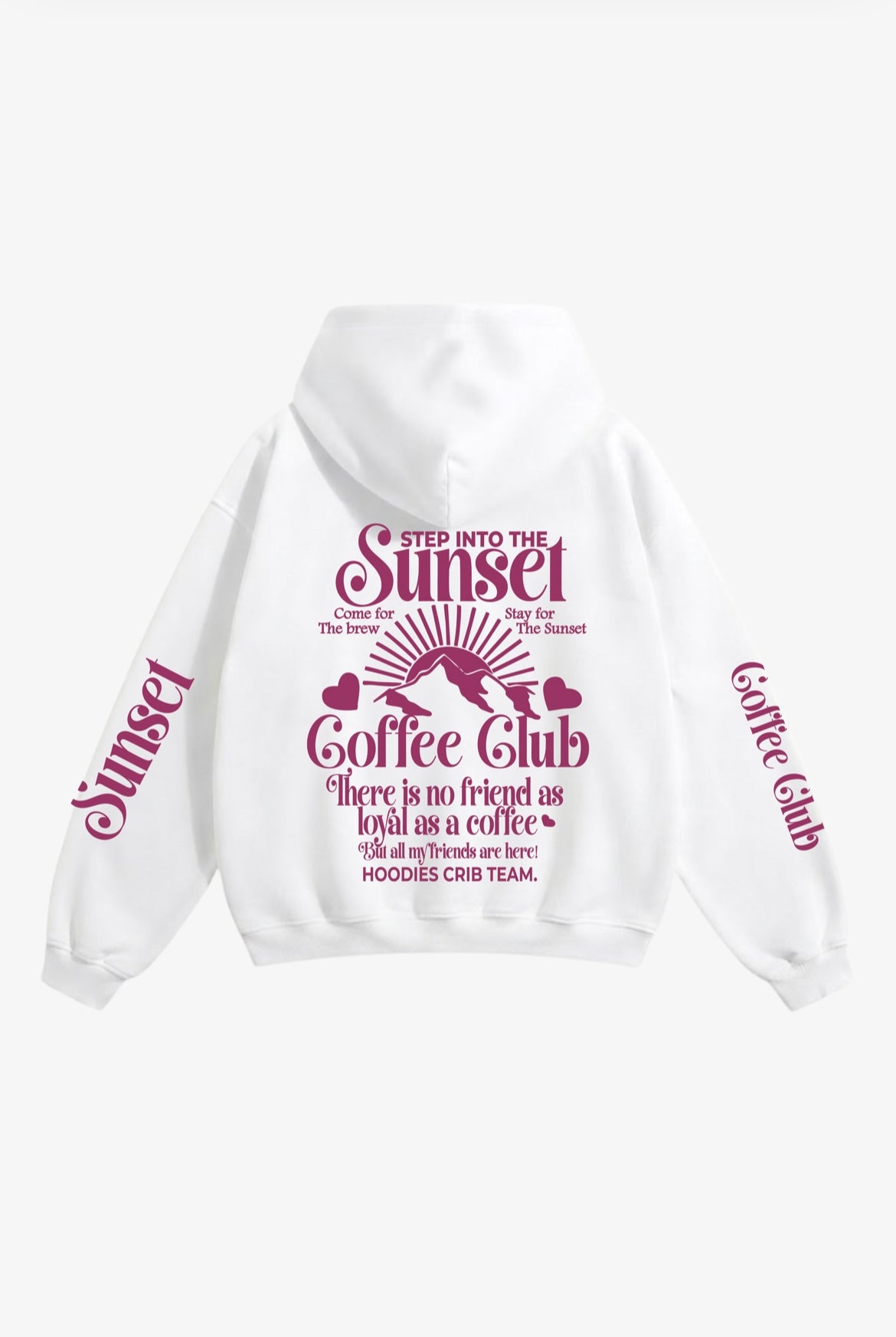 "Sunset Coffee Club" hoodie