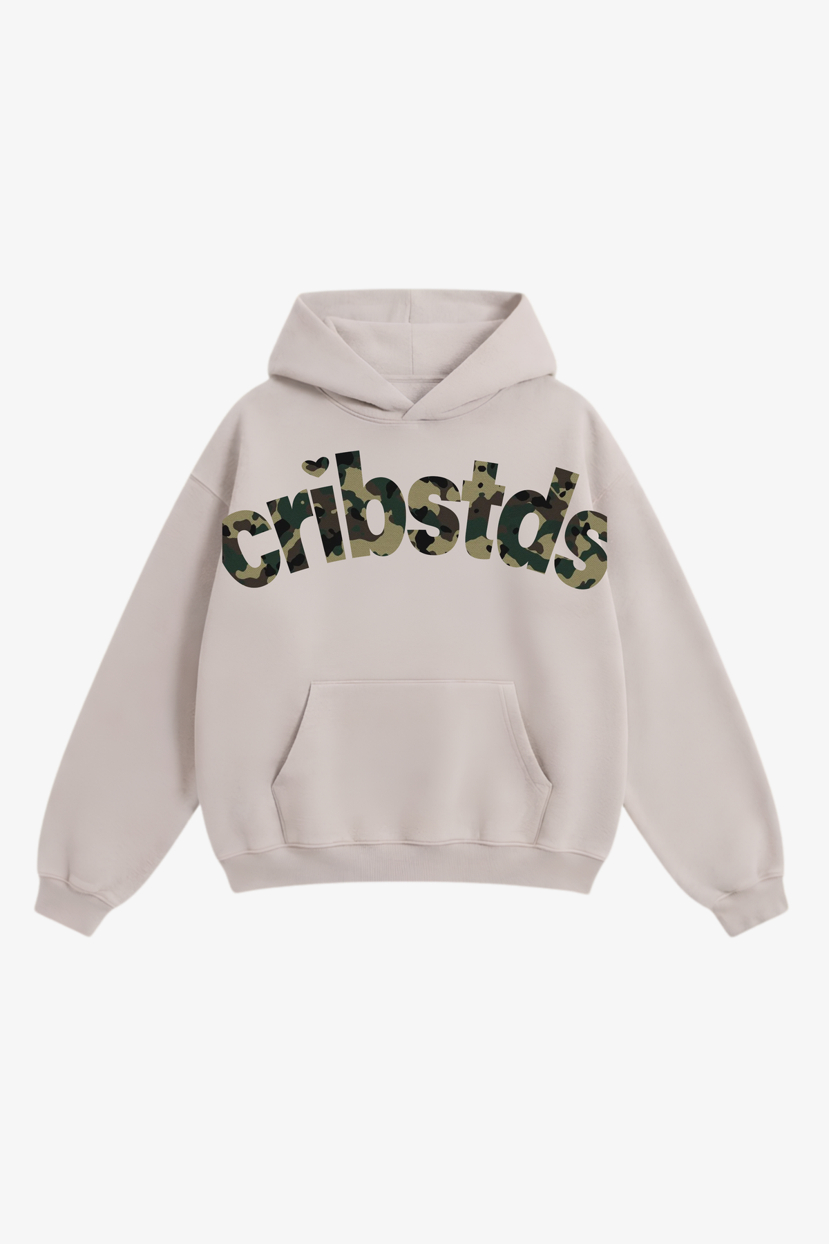 "Crib stds camo" hoodie