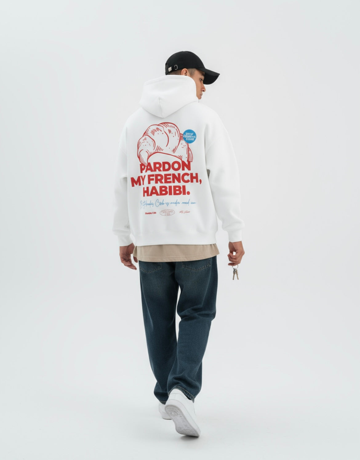 "Pardon my french habibi" hoodie