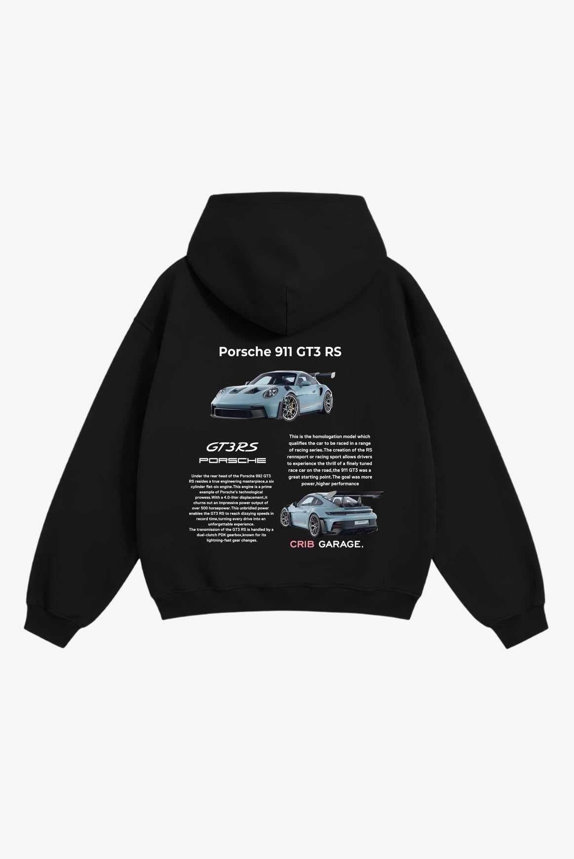 "Blue Porsche" hoodie