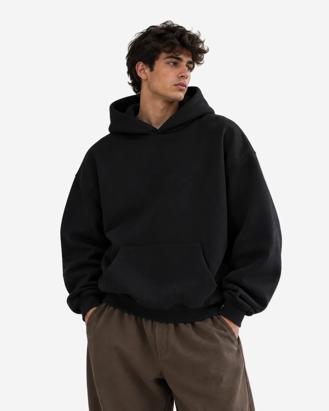 "Basic black" hoodie