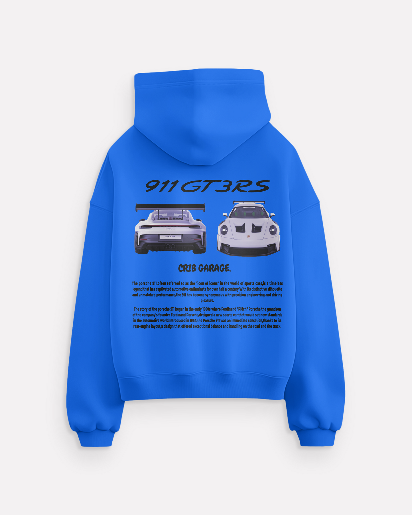 "Purple Porsche Crib Garage" hoodie