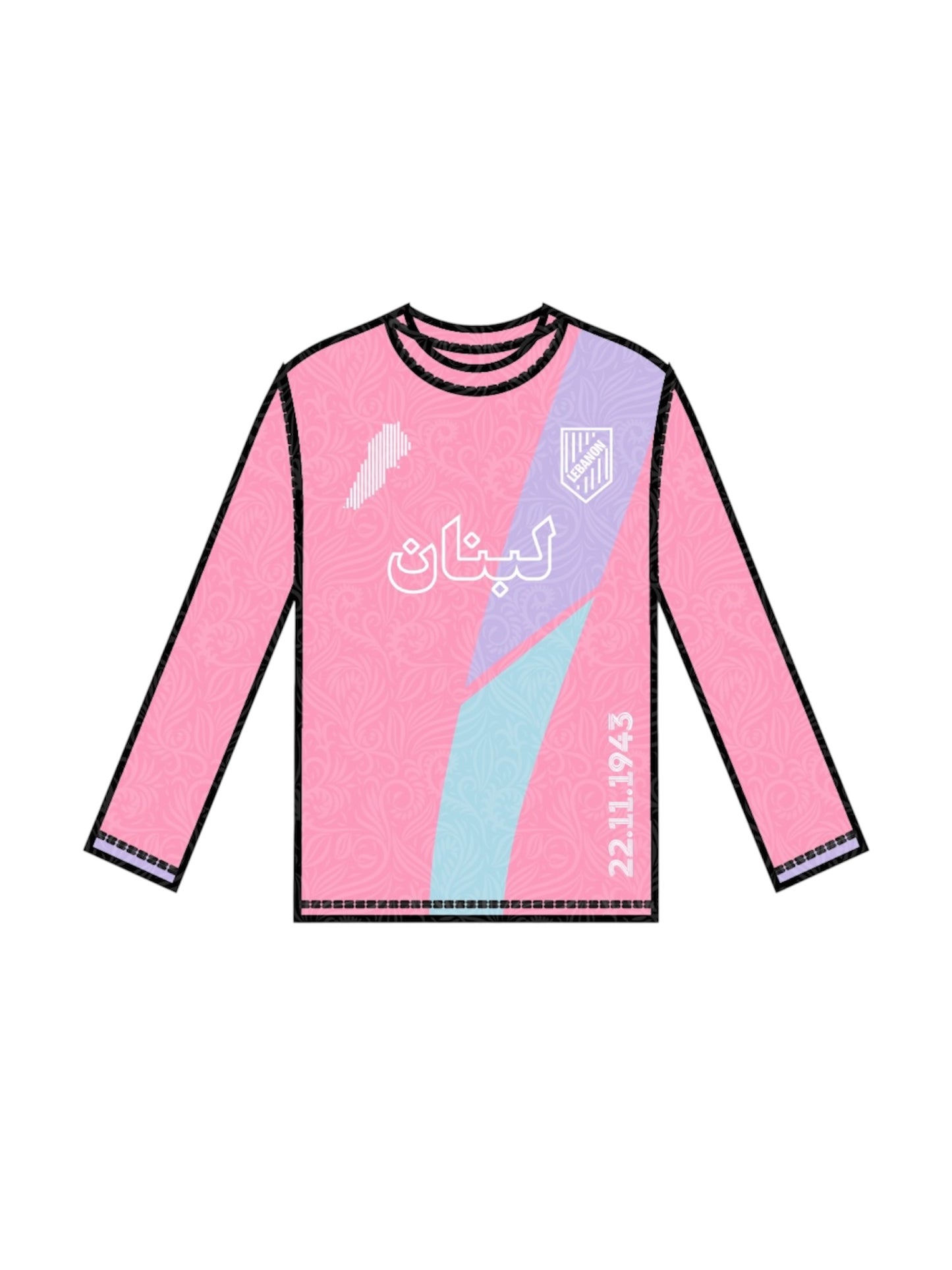"Pink Lebanese Jersey" long-sleeve