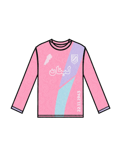 "Pink Lebanese Jersey" long-sleeve