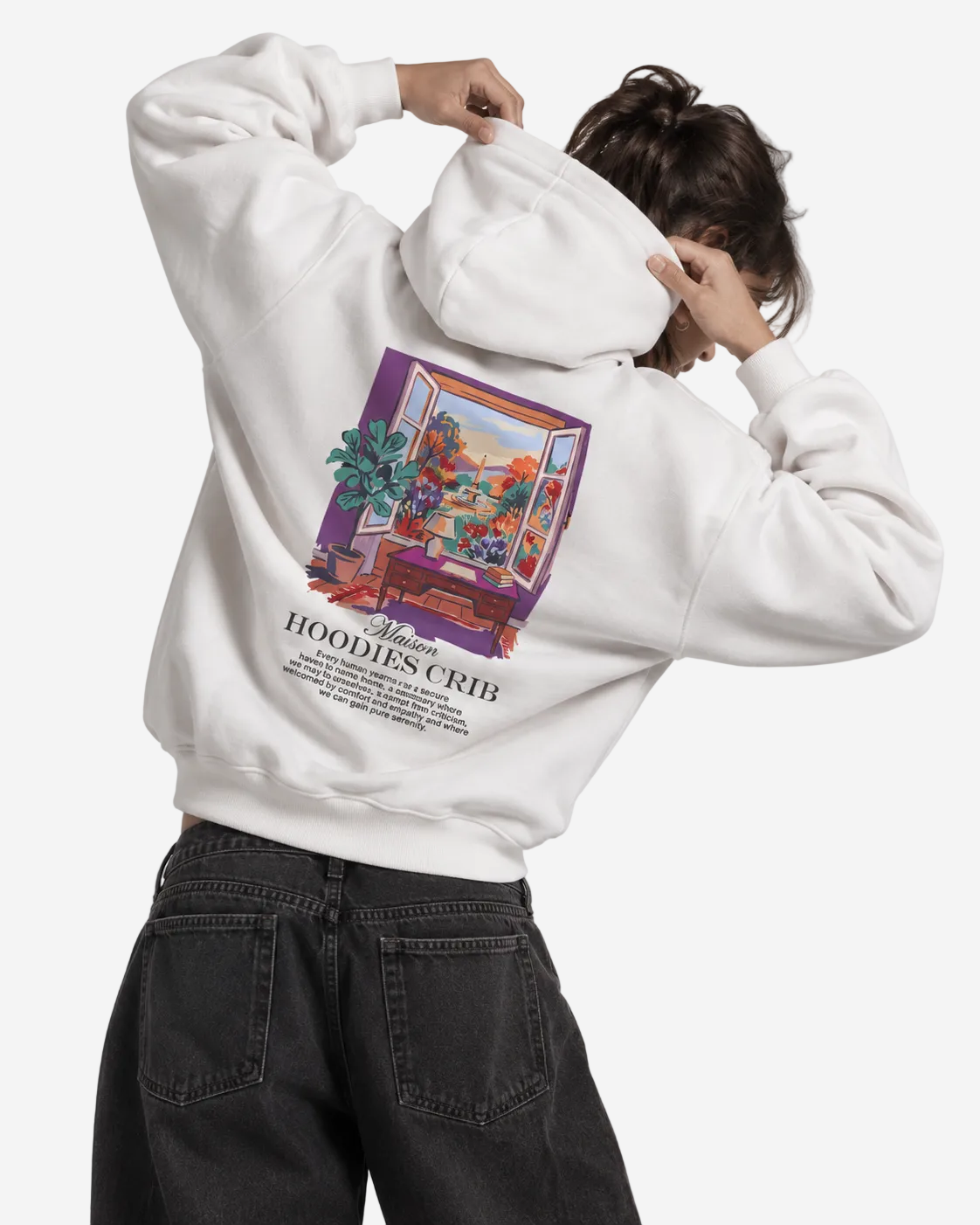 "Maison du crib" hoodie
