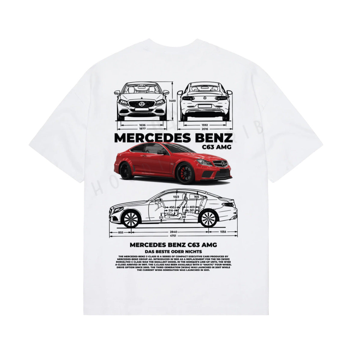 "Mercedes C63 AMG" t-shirt