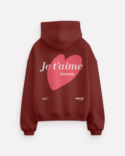 "Je t'aime" hoodie