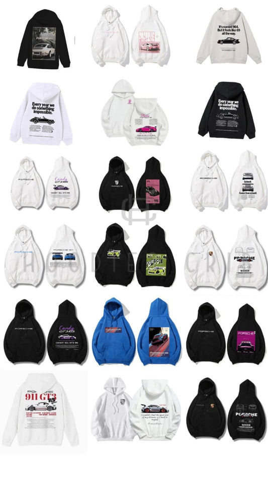 "FULL PORSCHE COLLECTION HOODIES"