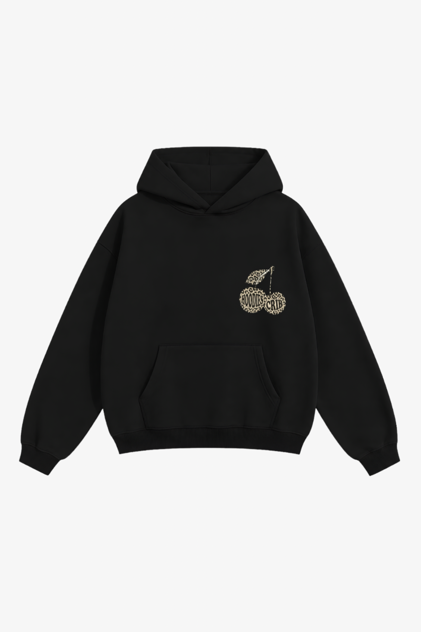 "Cherries leopard" hoodie