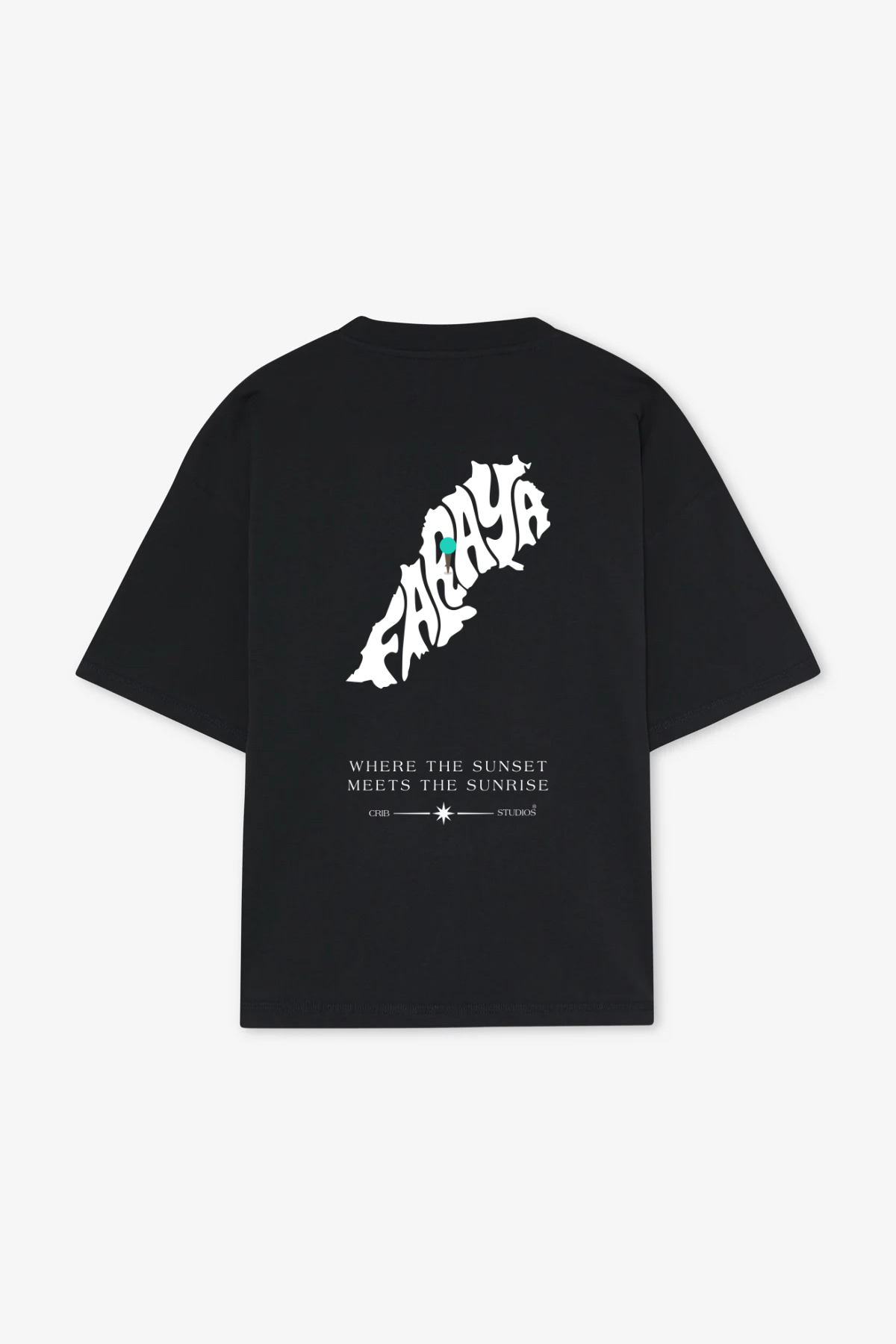 "Faraya Map" t-shirt