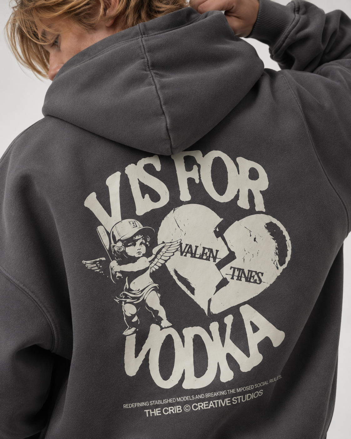 "V for Vodka" hoodie