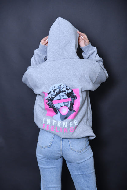 "Intense feelings" zip-up hoodie