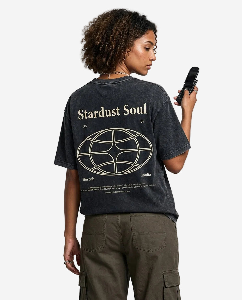 "Stardust Soul" Acid Washed t-shirt