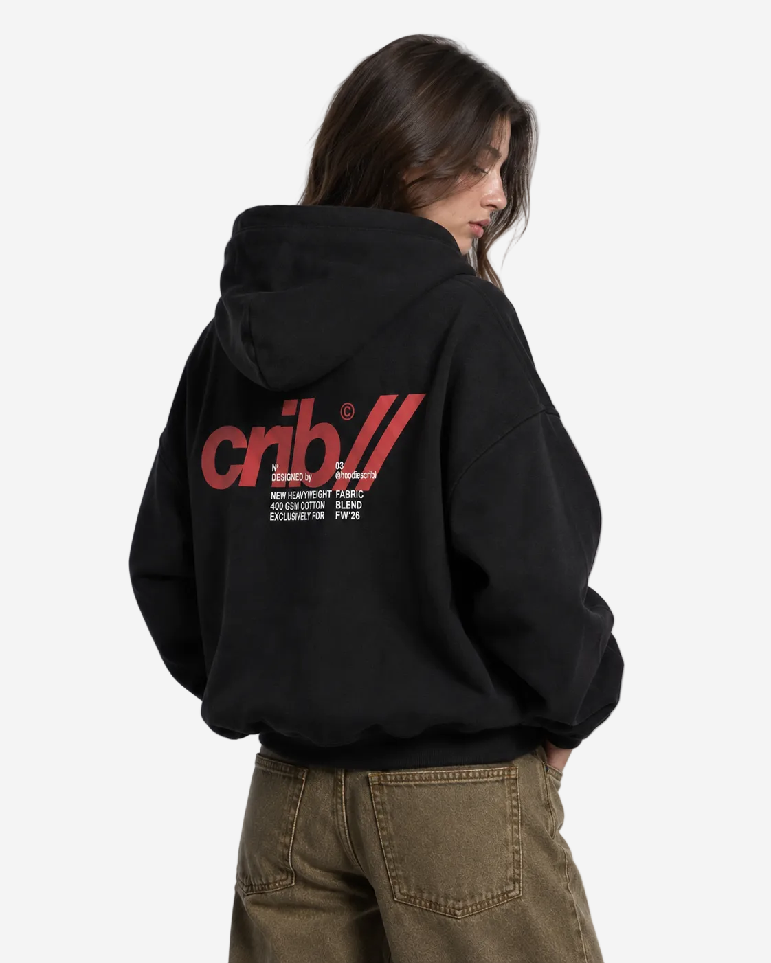 "Crib upgraded fabric" hoodie