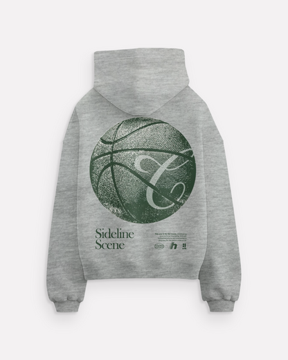 "Sideline scene v2 basketball" hoodie