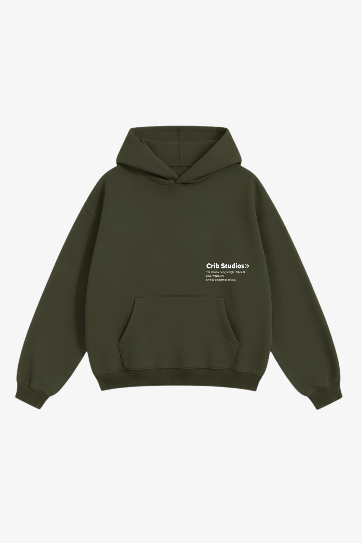 "Crib heavyweight fabric" hoodie