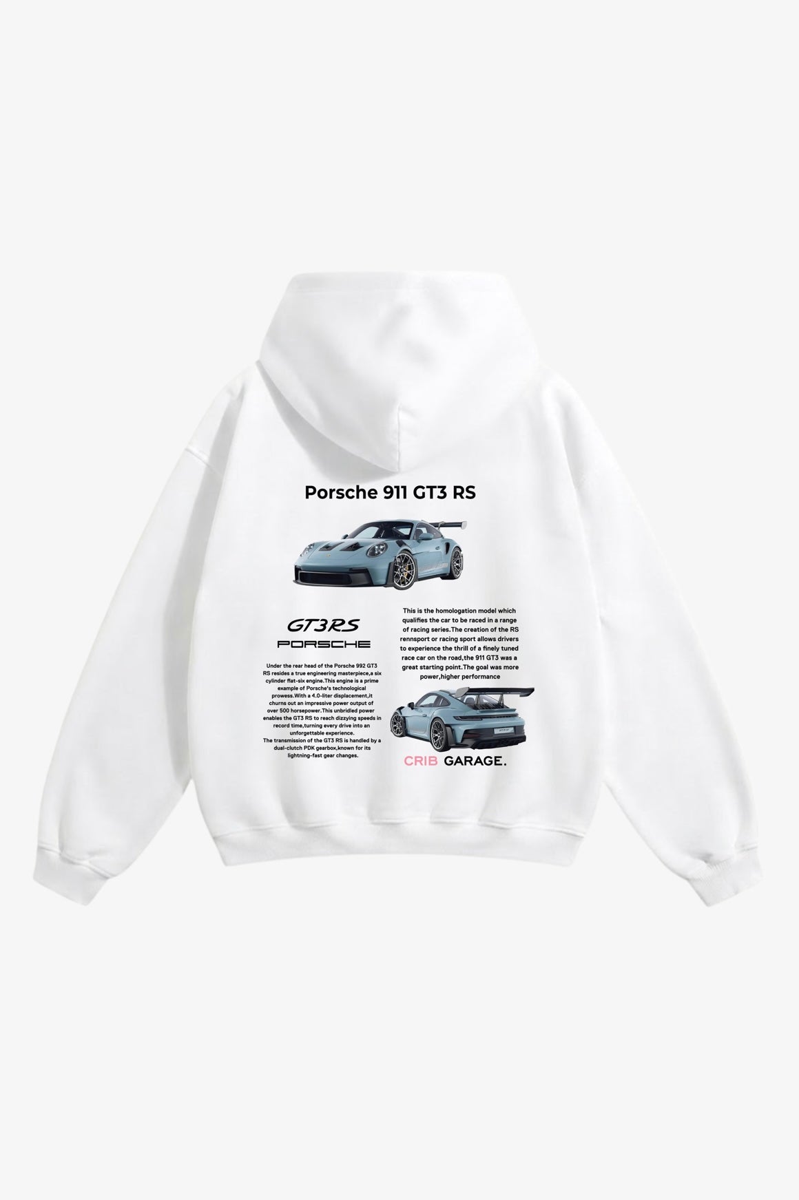 "Blue Porsche" hoodie