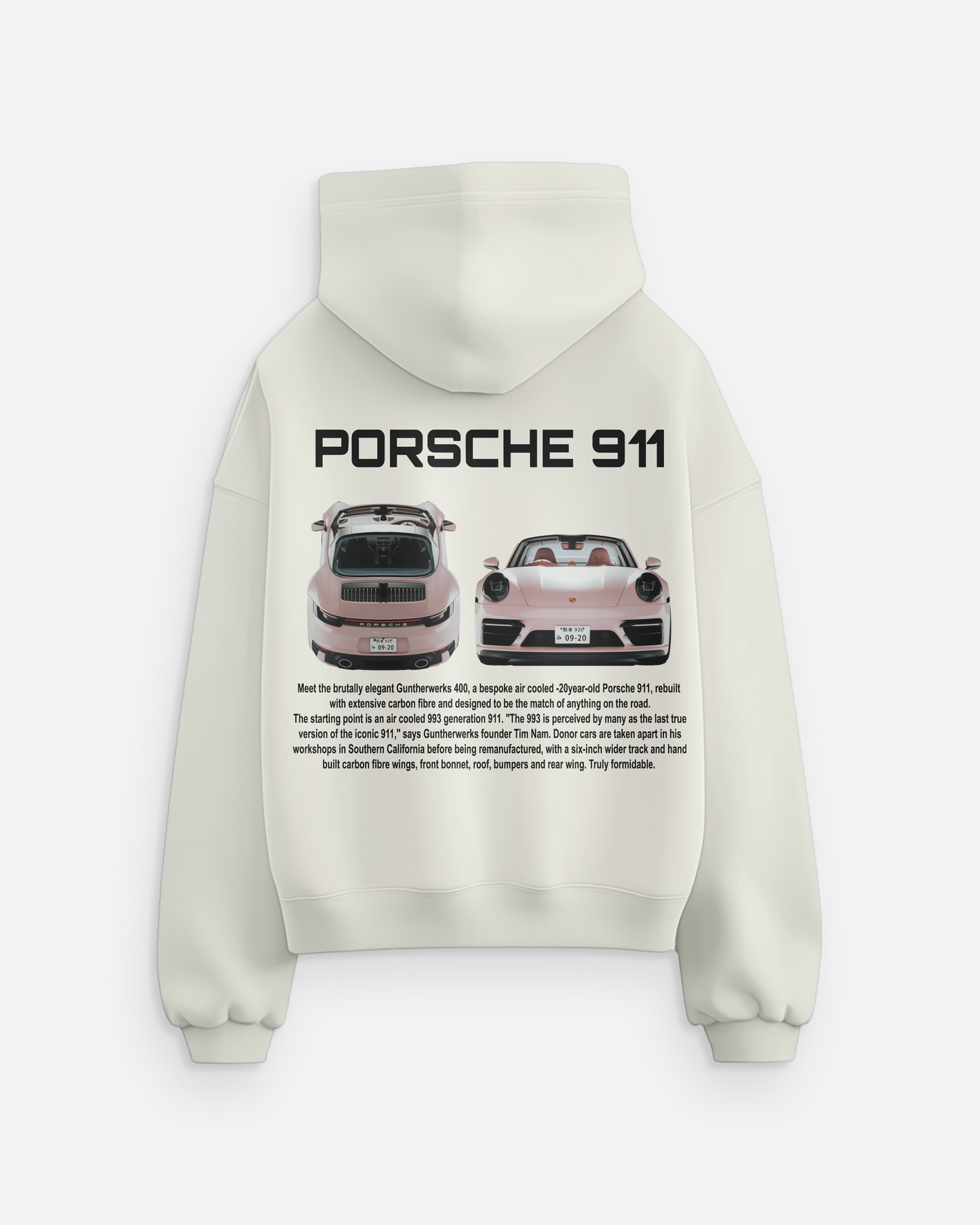 "Pink Porsche 911" hoodie