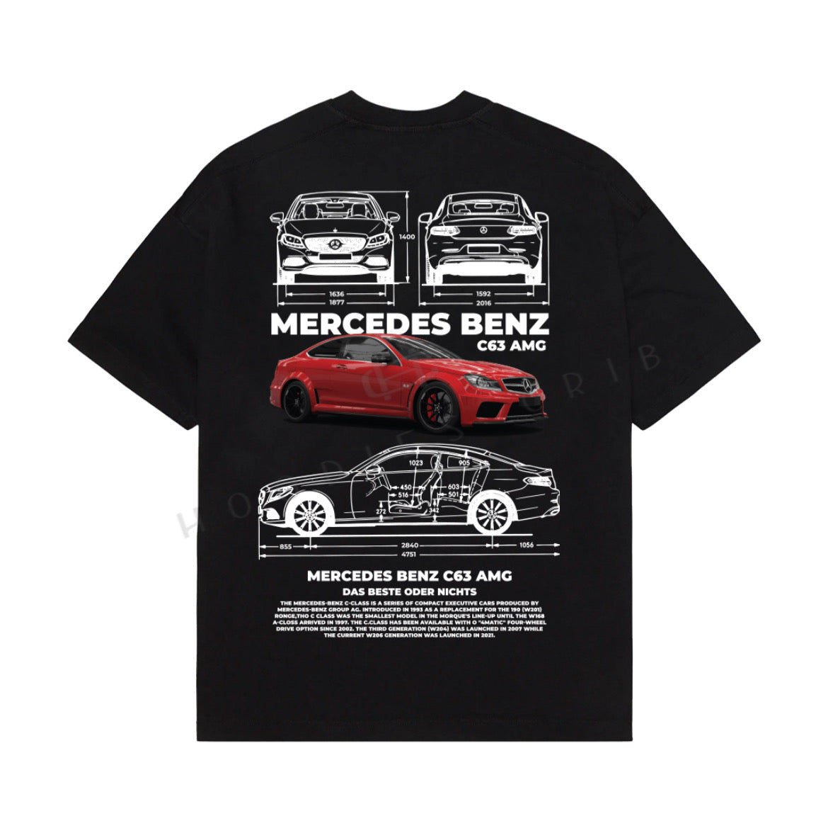 "Mercedes C63 AMG" t-shirt
