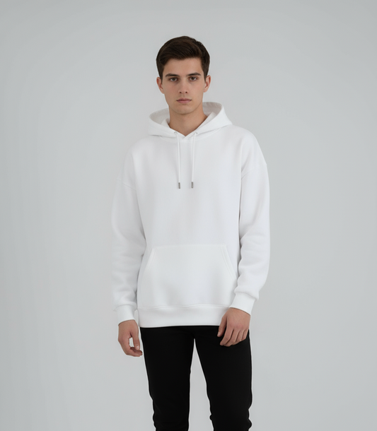 "Unisex Basic White" hoodie