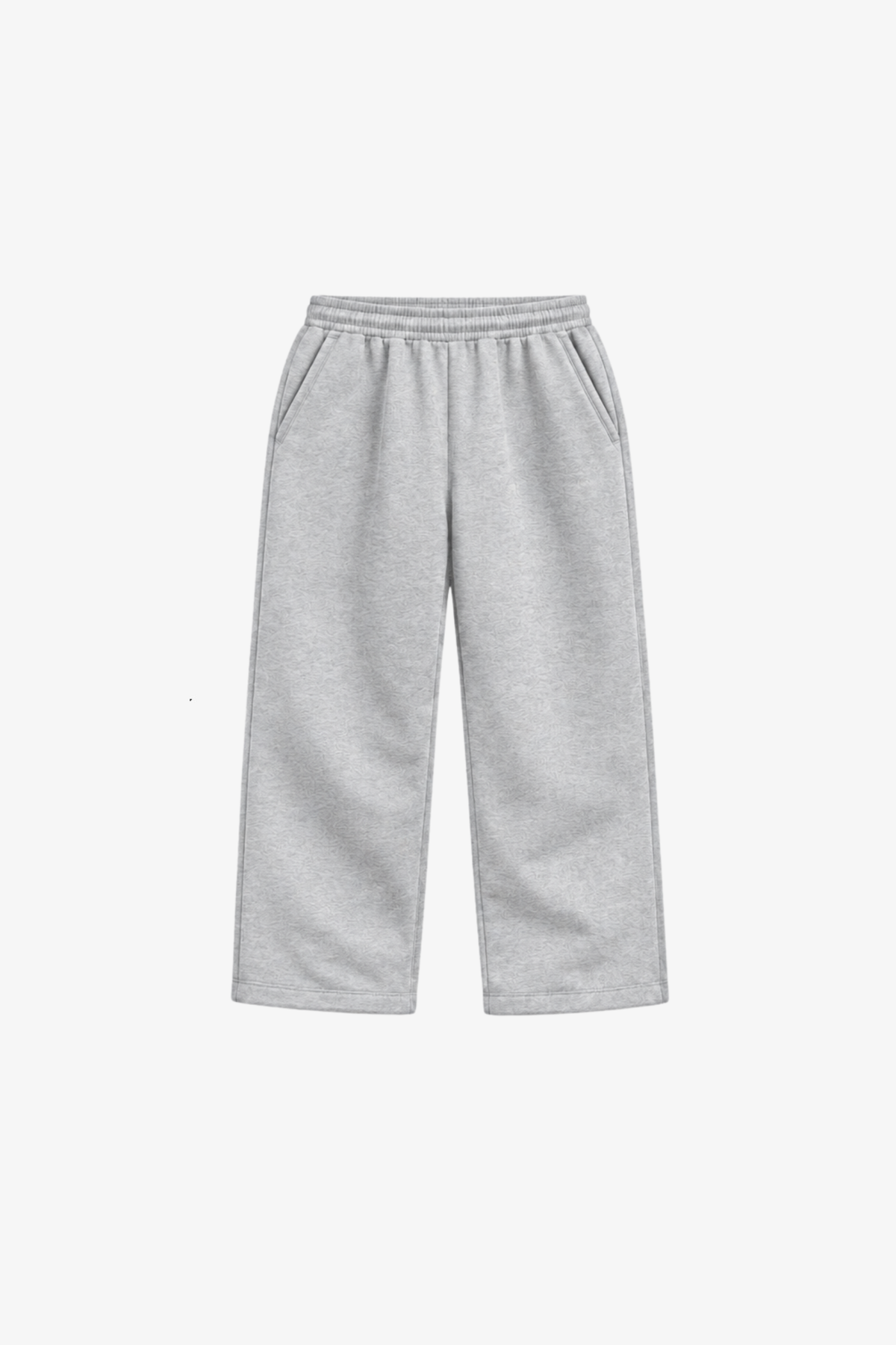 "Grey relaxed uncuffed" sweatpants