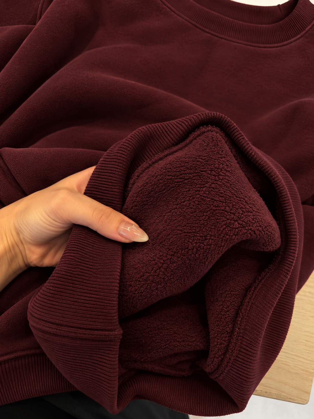 "Basic Burgundy" Sweater