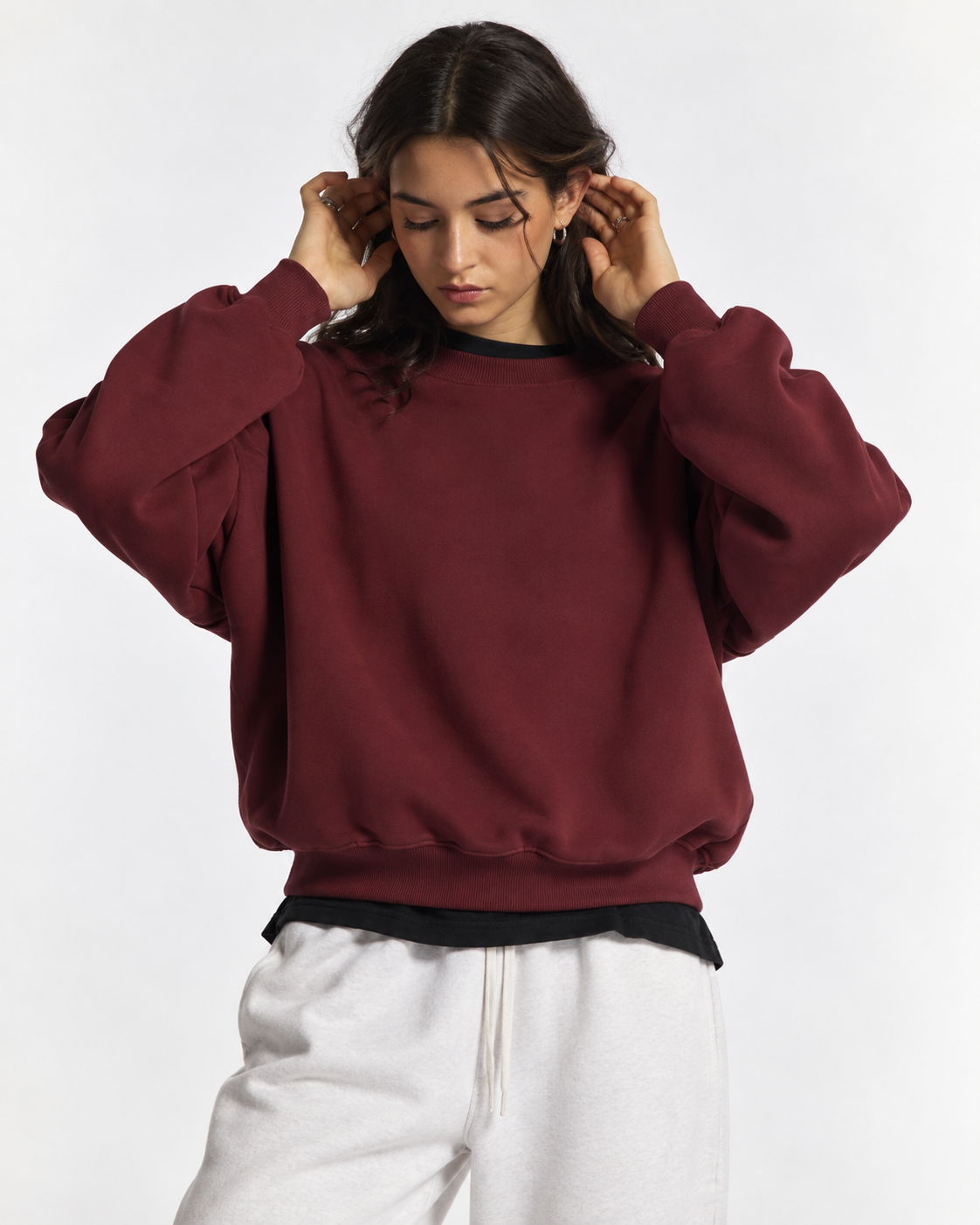 "Basic Burgundy" Sweater