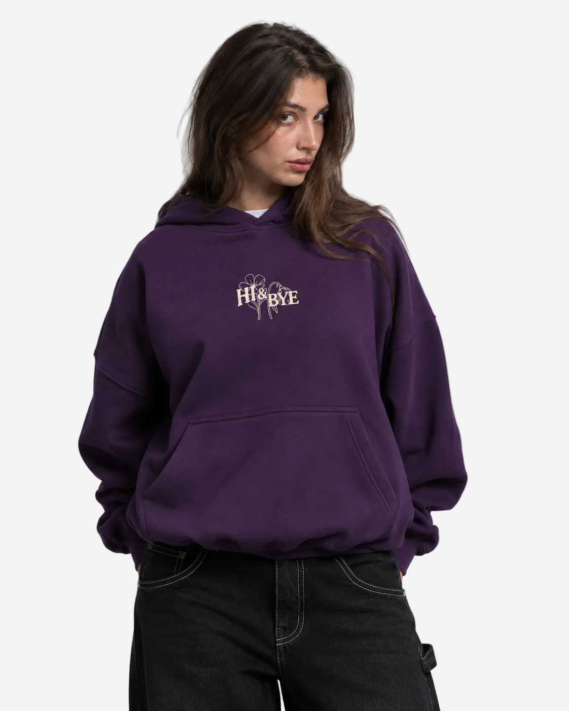 "Hi & bye" hoodie