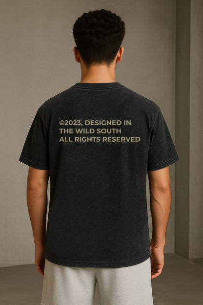 "Inspiration" Acid Washed Oversized t-shirt