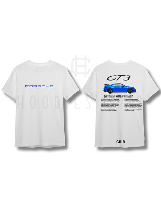 "Blue Porsche GT3" t-shirt (2 colors)