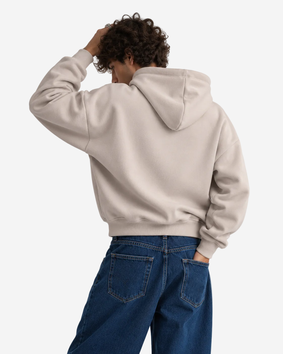 "Basic greige" hoodie