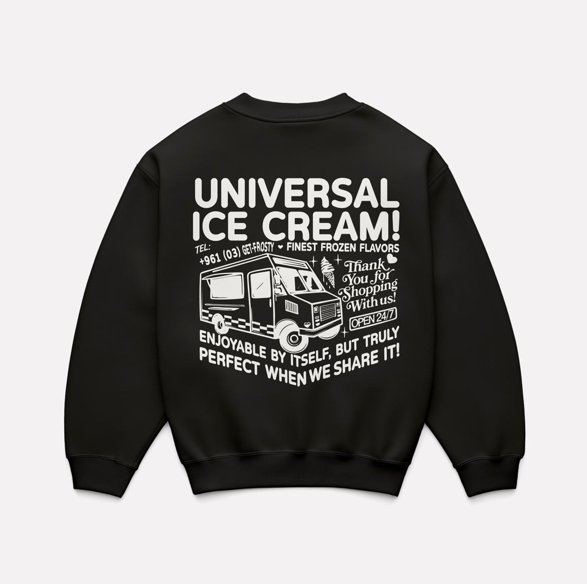 "Universal Ice Cream" sweatshirt
