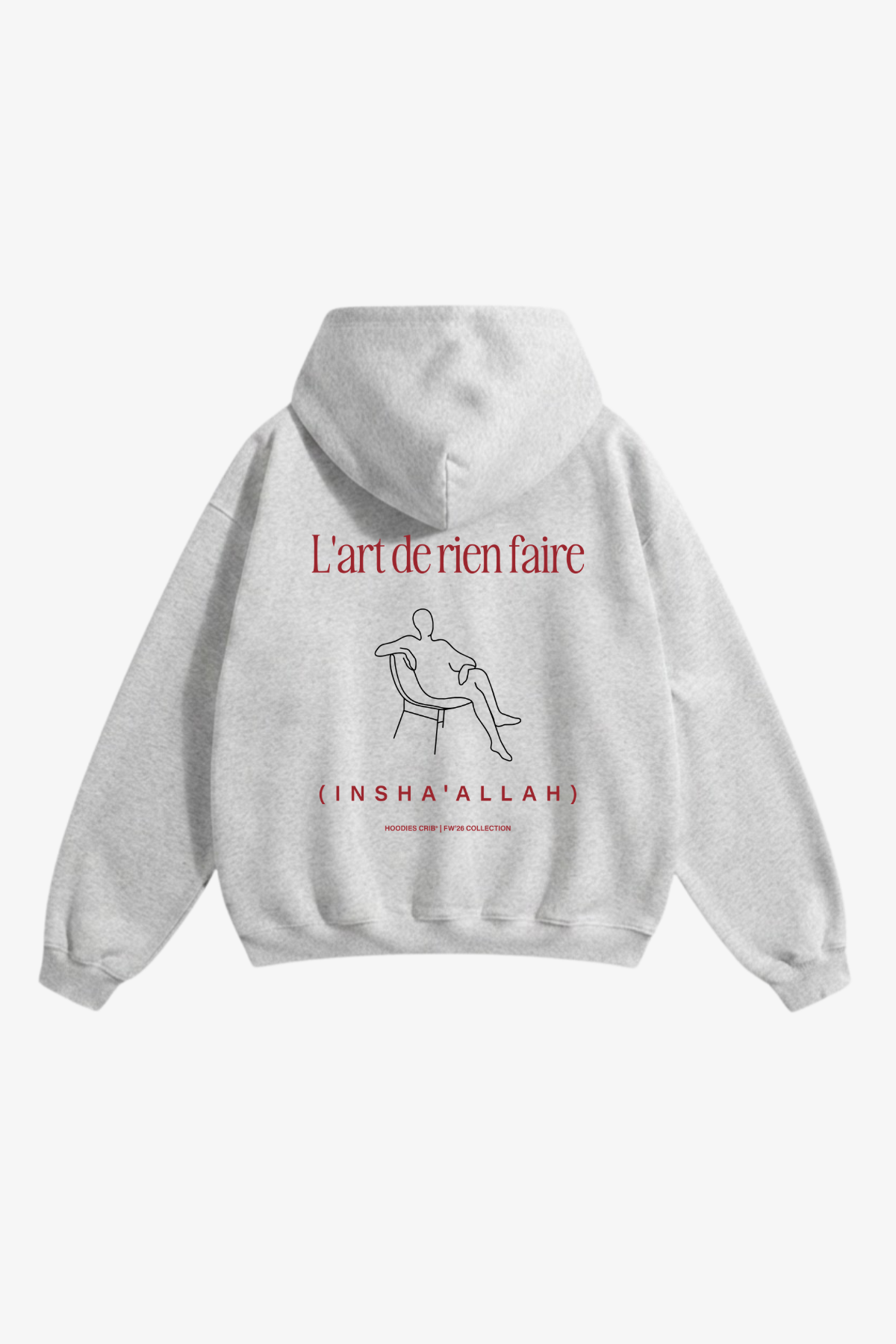 "L'art de rien faire" hoodie