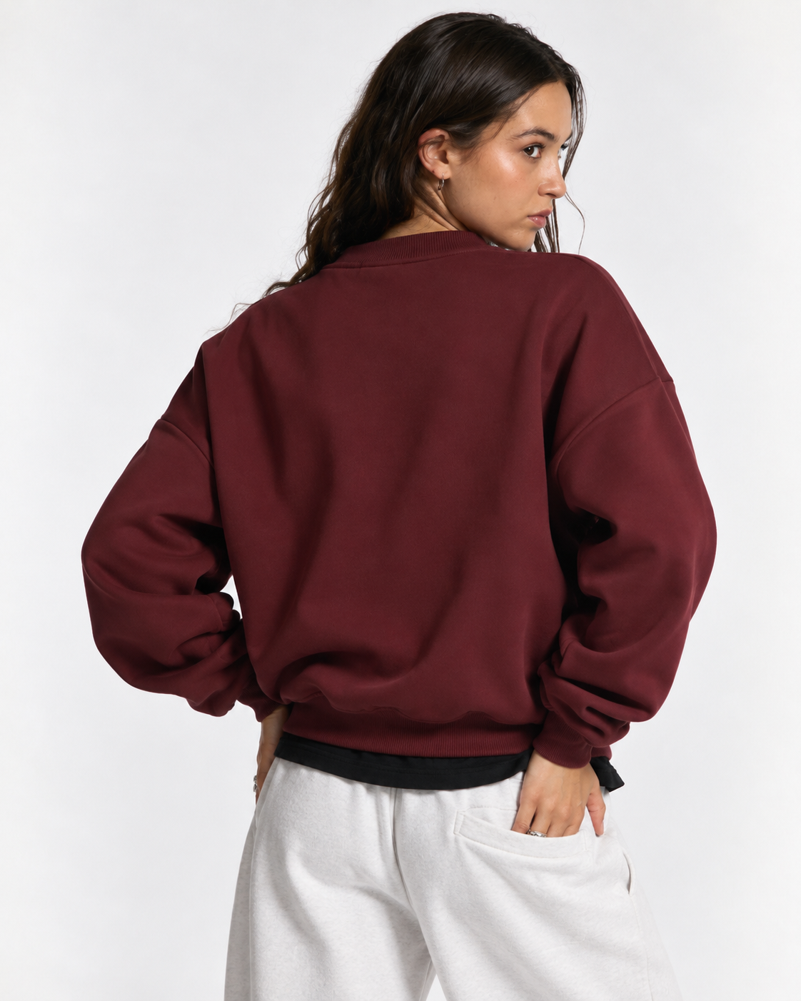 "Basic Burgundy" Sweater