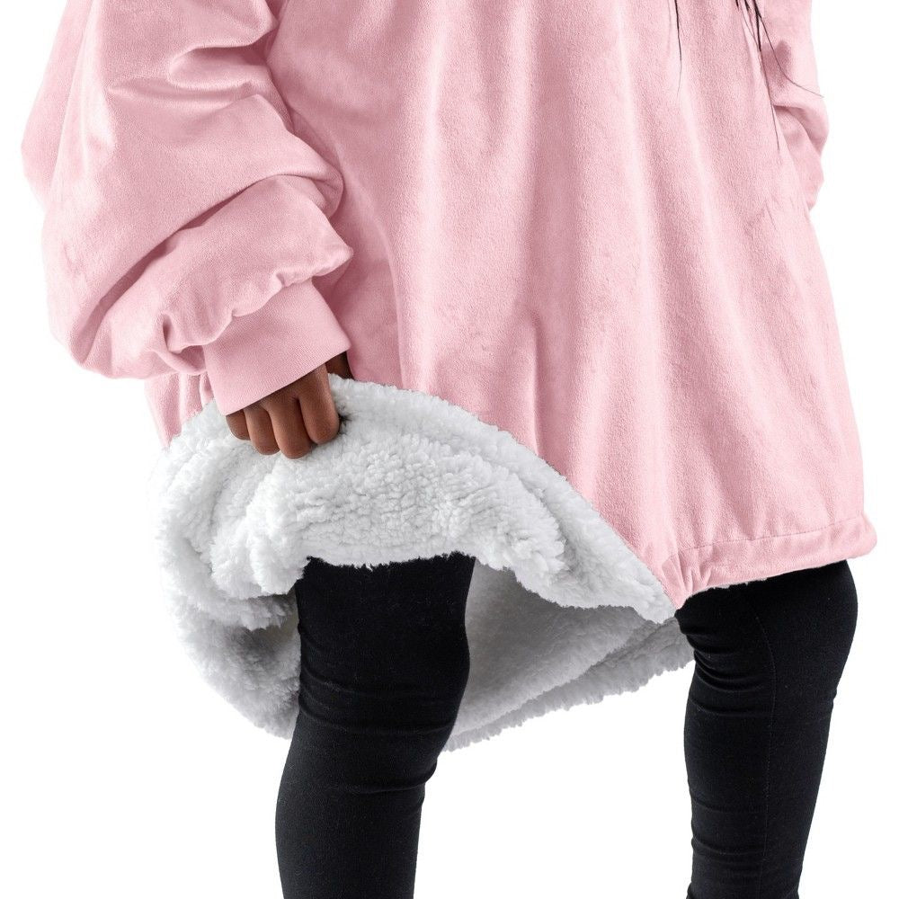 "Light Pink" Blanket Hoodie Unisex (Heavyweight)