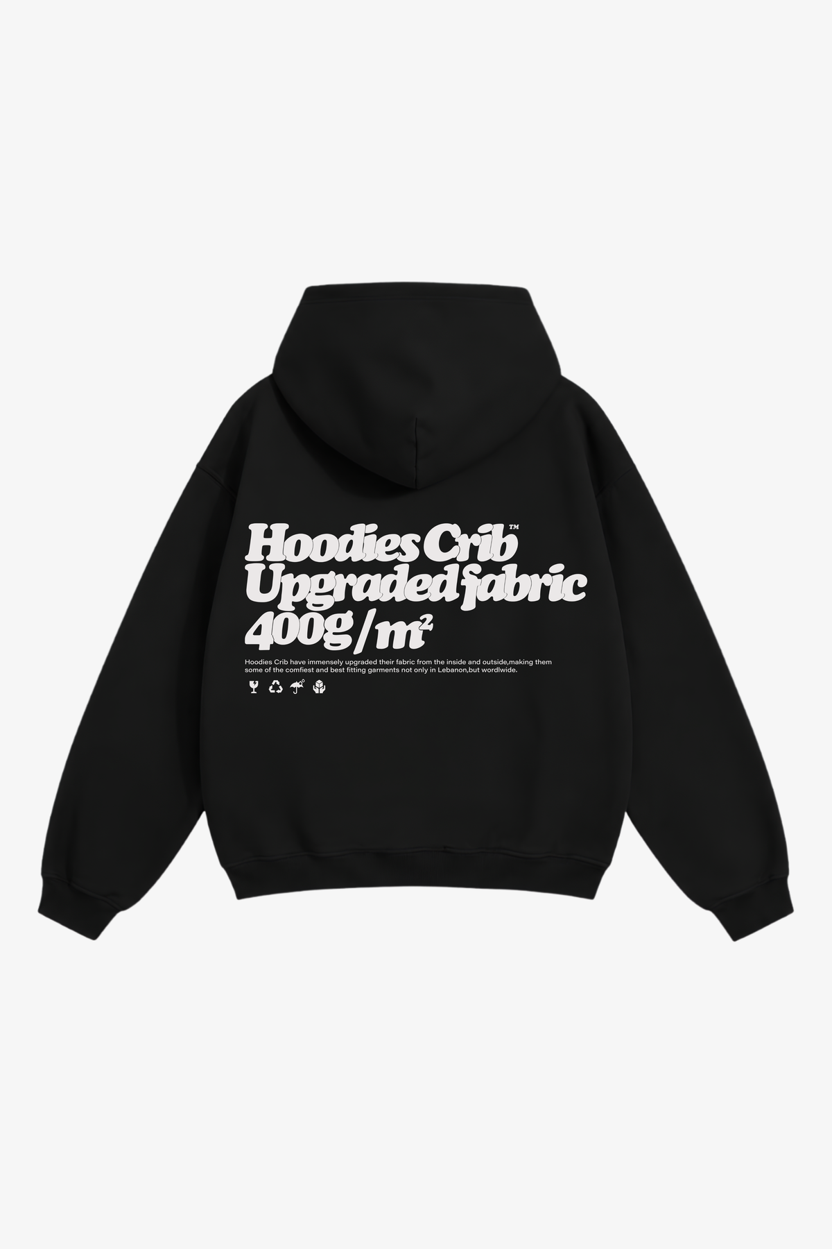 "Crib fabric upgrade" hoodie