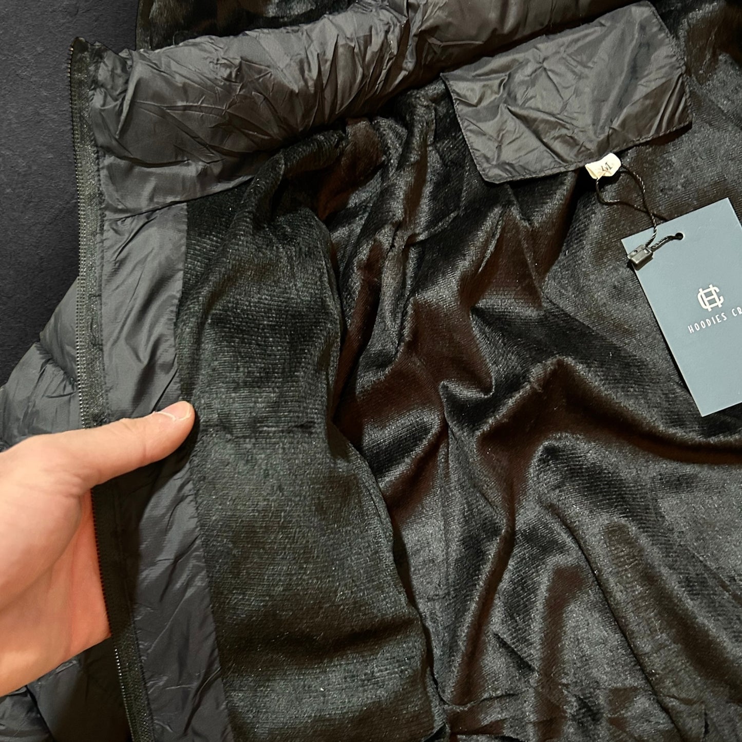 "Puffer Jacket Padded" black