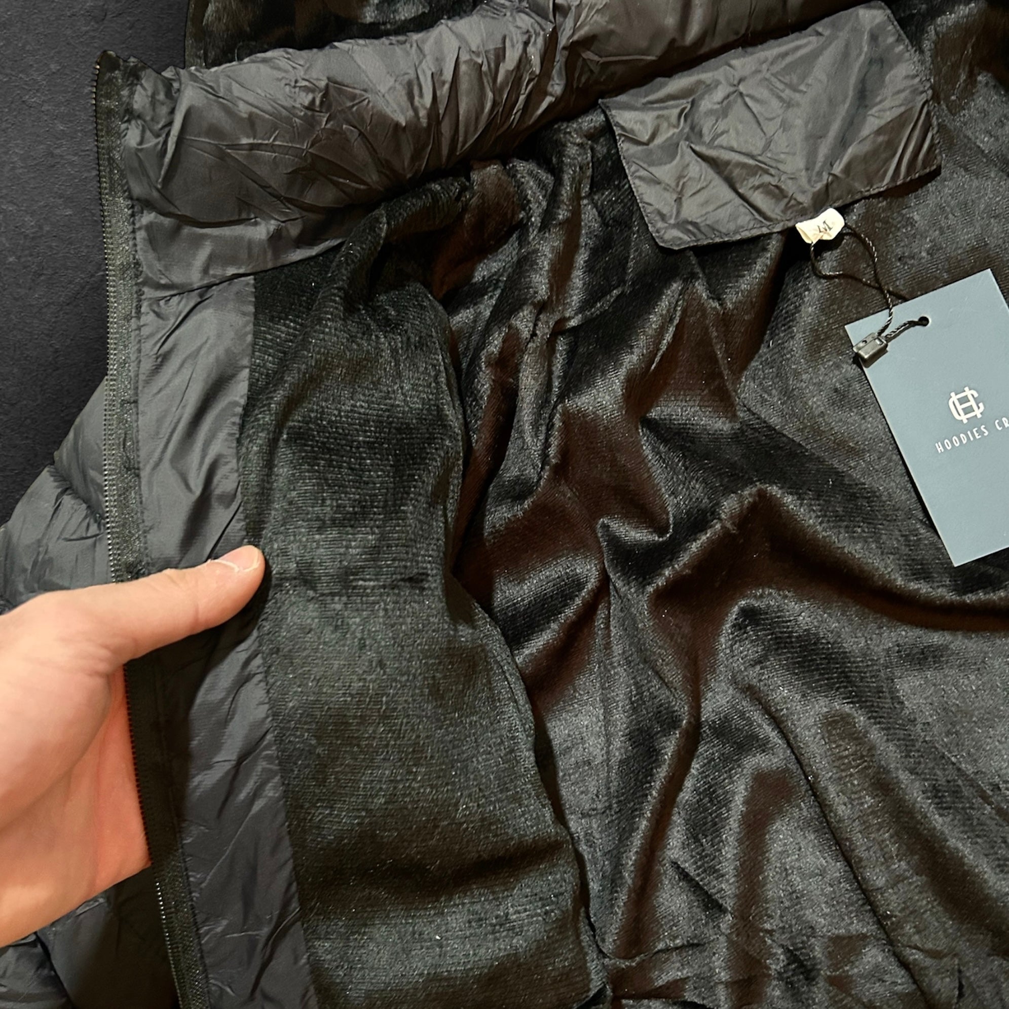 "Puffer Jacket Padded" black