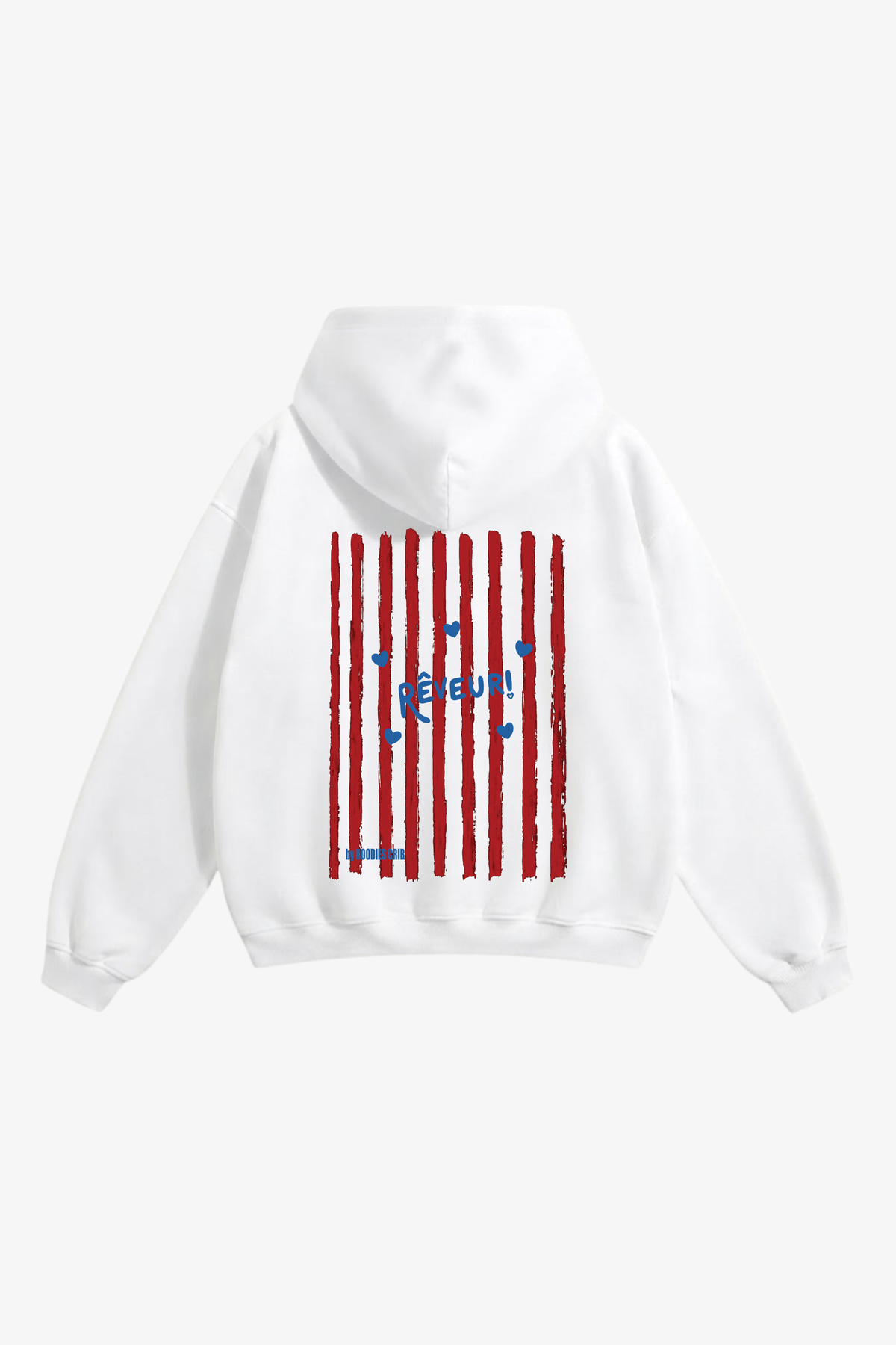 "Rêveur red lined" hoodie
