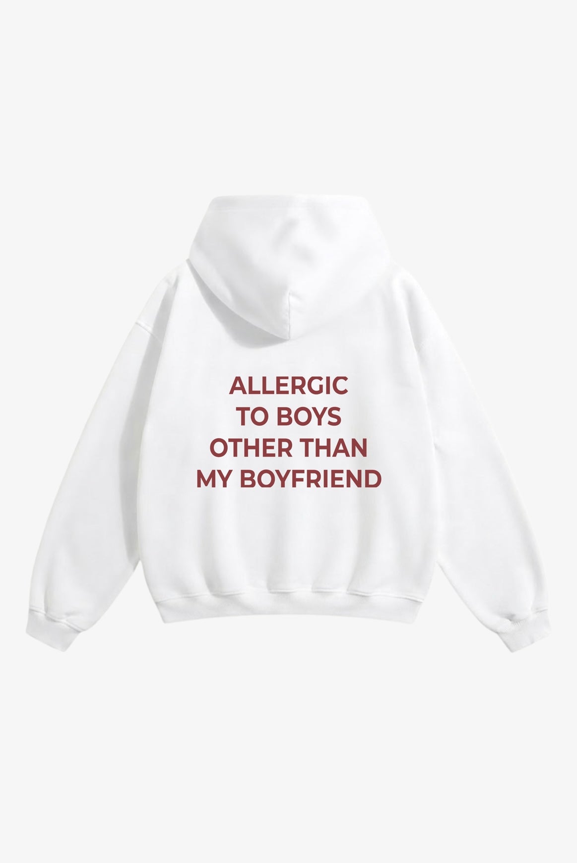"Allergic to boys" hoodie
