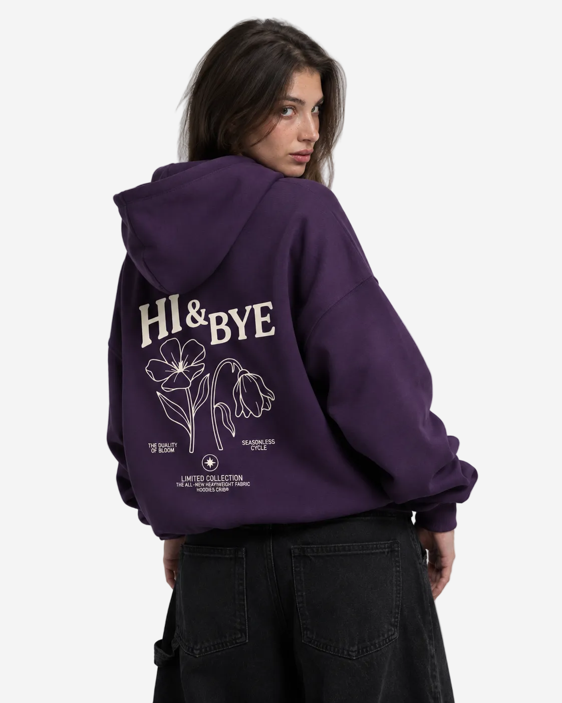 "Hi & bye" hoodie