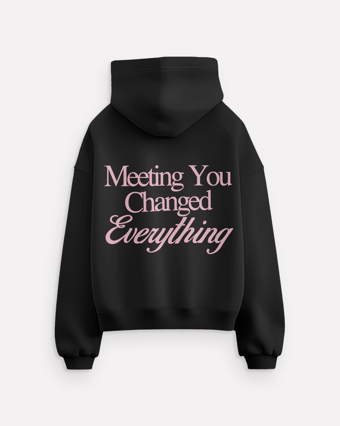 "Meeting You" hoodie pink