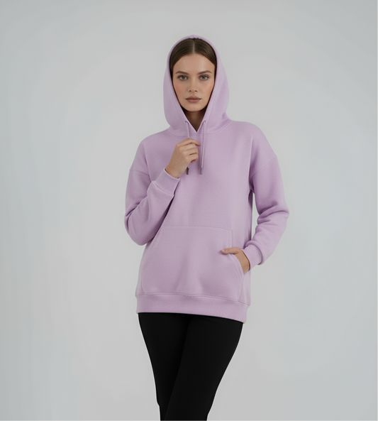 "Unisex Basic Light Purple" hoodie