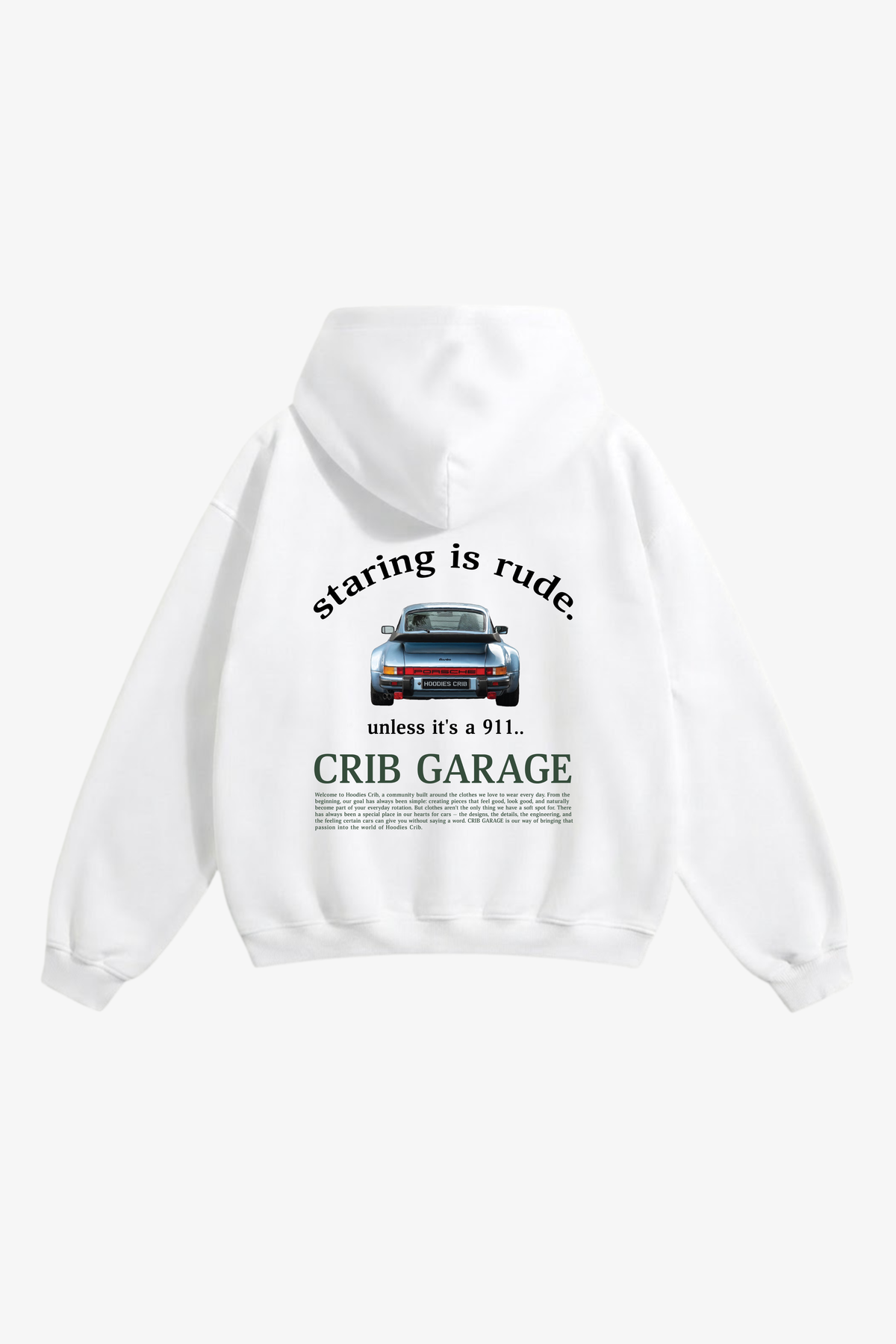 "Staring is rude" hoodie