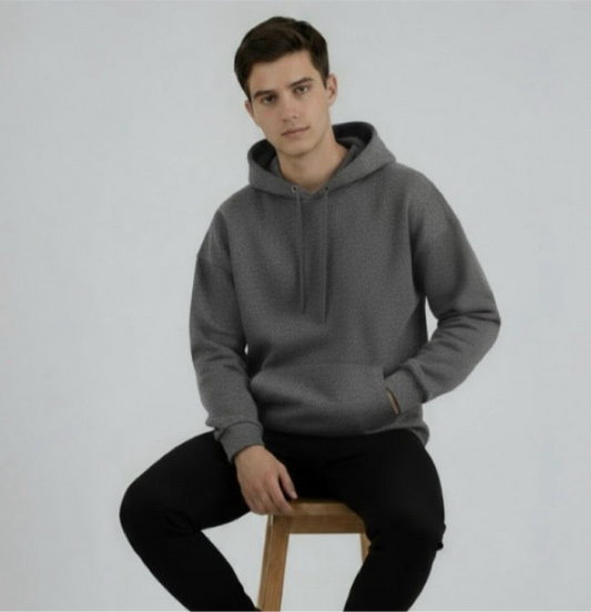 "Unisex Basic Dark Heather Grey" hoodie