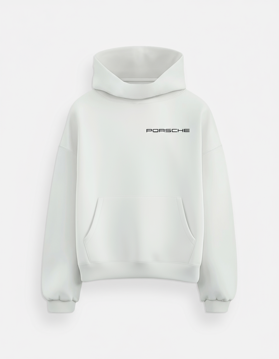 "Blue Porsche Crib Garage" hoodie