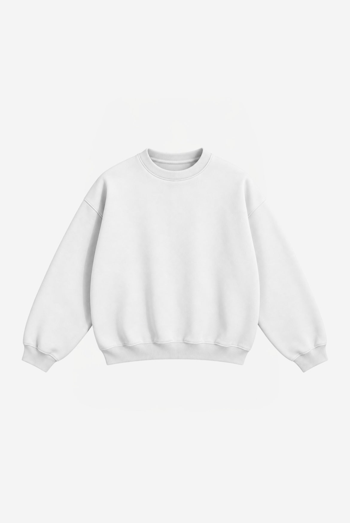 "Basic white" sweater