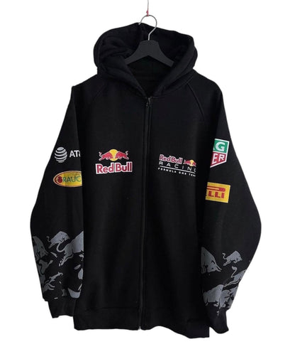 "Redbull" zip-up hoodie (2 colors)