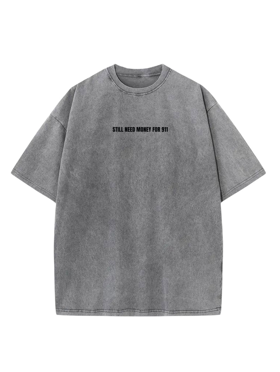 "Long Porsche Pink" Acid Washed Oversized t-shirt