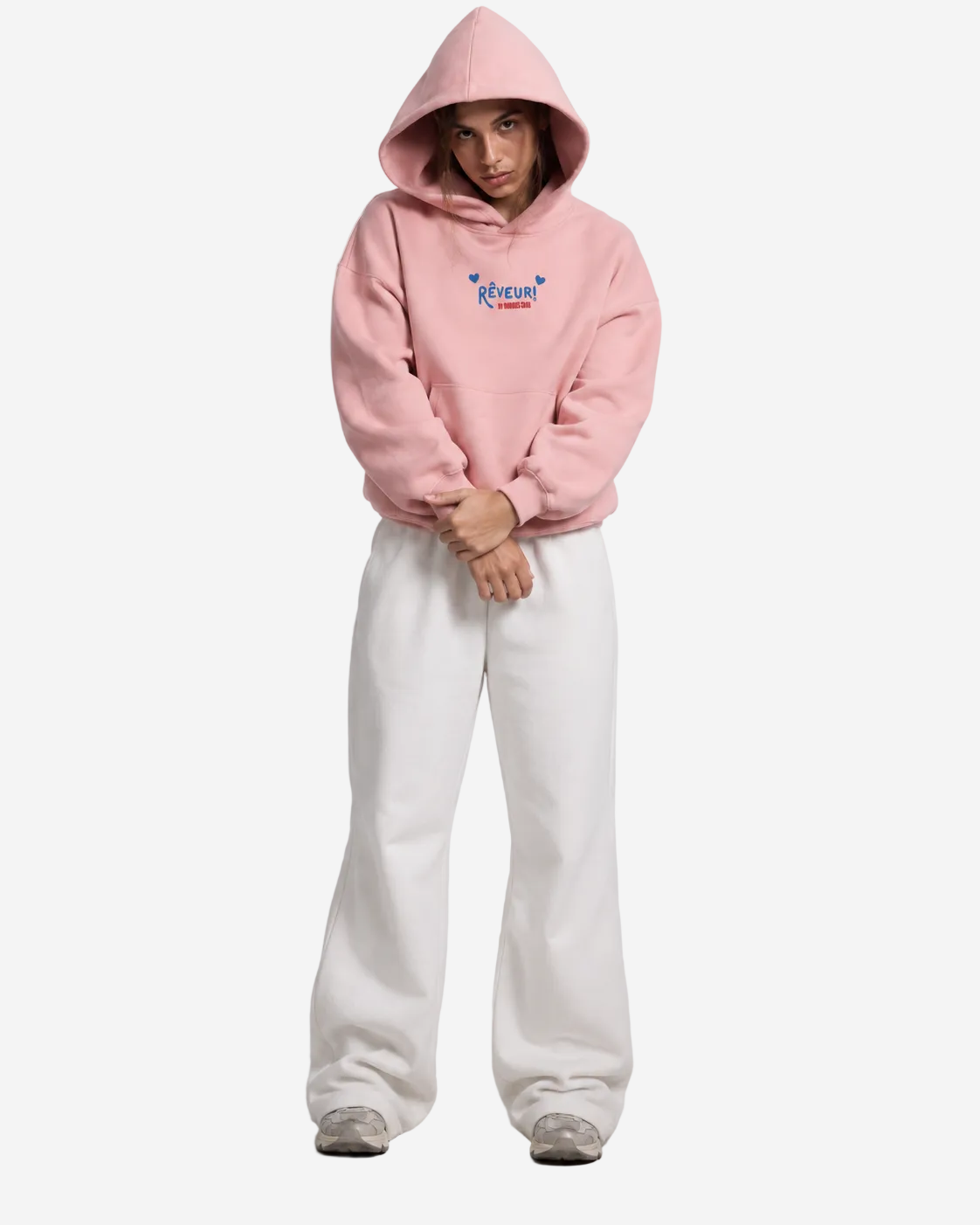 "Rêveur red lined" hoodie